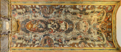 Ceiling of the transept of So Francisco Church