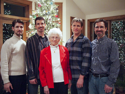 Great Isabel and 4 of 9 Grandsons