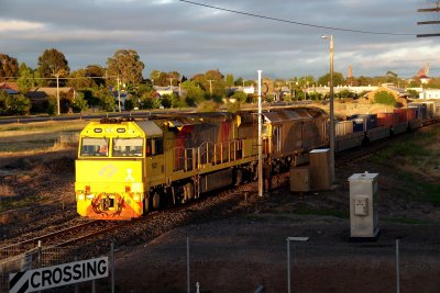 Yellow Sunrise at Stawell..