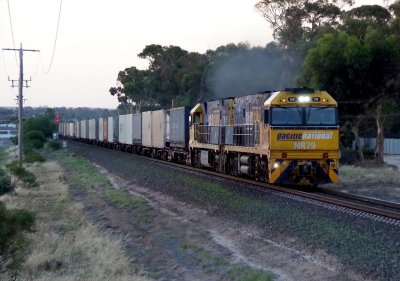 9714 Leaves Dimboola at Dusk