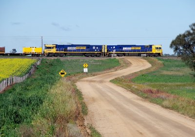 Leaving Murtoa Loop