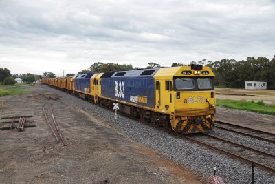 Arriving at Warracknabeal