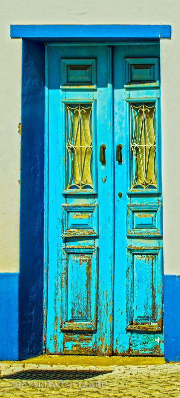 Blue door Portugal