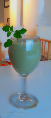 Energy smoothie at breakfast 6.00 am