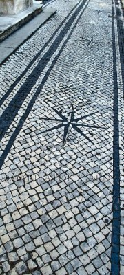 Amazing pavement in Coimbra, Portugal