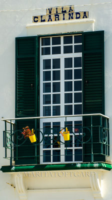 Beautiful window and balcony Portugal.