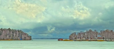 An island in winter, Stockhilm archipelago