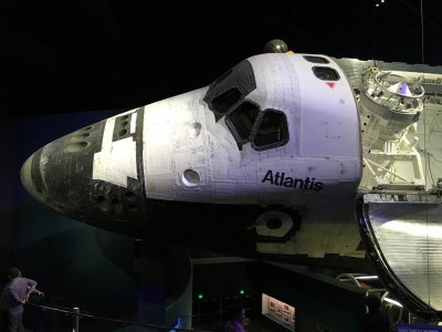KSC - Retired Shuttle Atlantis