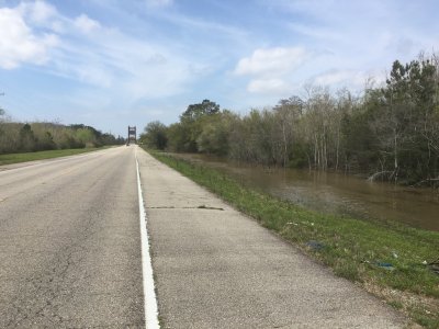 Mississippi - Lousiana high water level