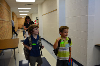 headed to his classroom