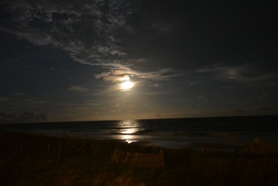 the moon from our condo