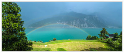 Rainbow at Reschensee