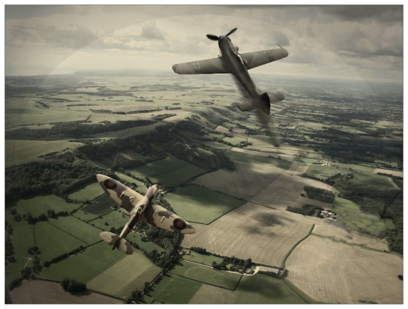 Dog fight.Mk 5 Spitfire and Focke Wulf Dora.jpg