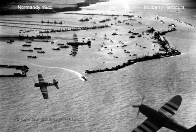 Mulberry harbour Normandy 1945. P. Shop.jpg