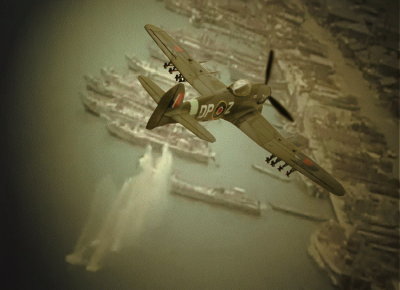 Strafing Typhoon.Pas De Calais 1944.P Shop.jpg