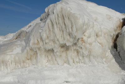 Ice Formation on Lake Michigan