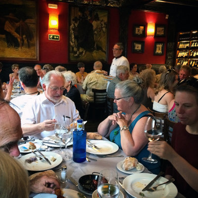 Lunch at Los Galayos, Madrid