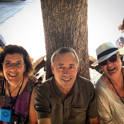 Selfie with Barbara plus Ann Chase