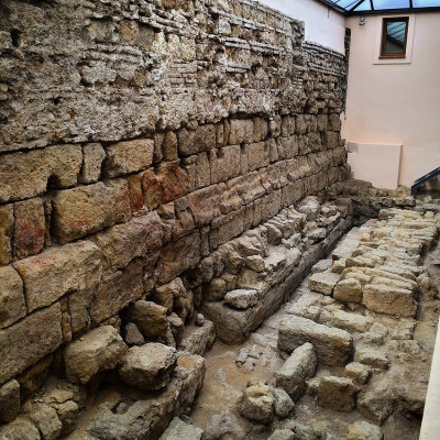 Roman Ruins under our Hotel