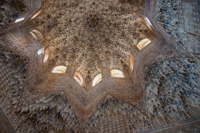 The Alhambra, The Hall of the Abencerrajes, vault detail