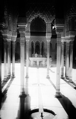 Nasrid Palaces, Courtyard of the Lions, the Alhambra, Granada