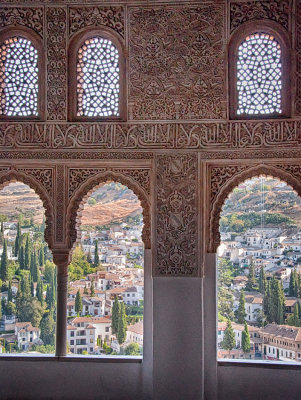 View to the outside world, Alhambra Palace, Granada