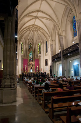 Performance at Iglesia del Sagrado Corazon, Granada