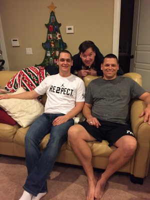 3 sons Christmas Day 2014