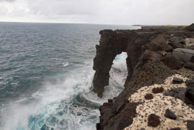 Holei Sea Arch; Hawaii Volcanoes NP