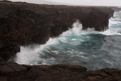 Hawaii Volcanoes NP; Chain of Craters Rd coast