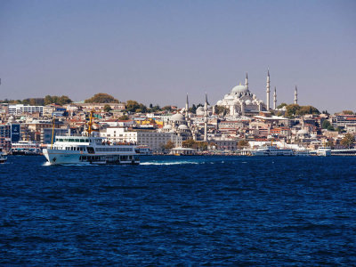 Ferry, New Mosque & Suleymaniye Mosque