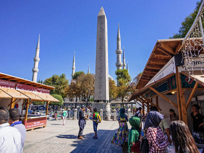 Bazaar, Obelisk & Blue Mosque