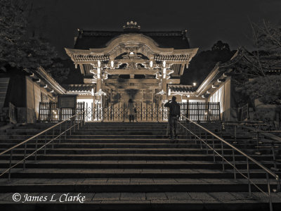The Gate of Higashi Otani Mausoleum