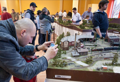 Vasútmodell kiállítás a Plázában - Model railway exhibition in the Mall