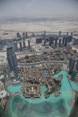  Looking Down From Floor 124 Burj Khalifa