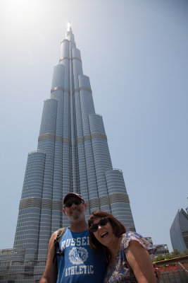 Mark & I - Burj Khalifa Behind
