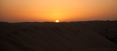 Dubai Desert Sunset