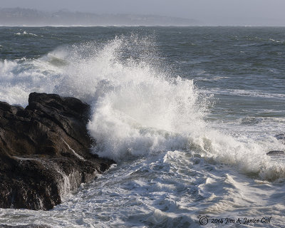 Crashing wave, Yaquina Head, Newport, OR