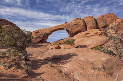 Arches at campground