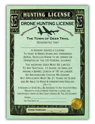 Drone Hunting License