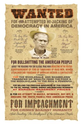 Bush Wanted Poster