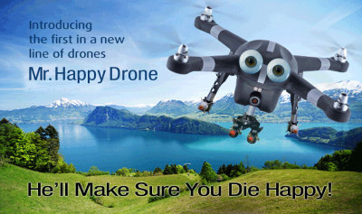 Mr. Happy Drone Ad