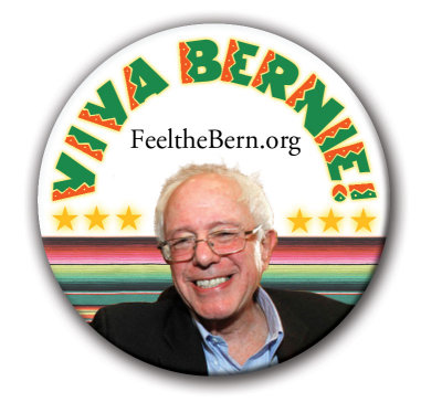 VIVA BERNIE! button