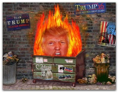 Trumpster Fire