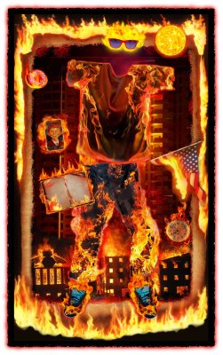 Hollow Burning Man