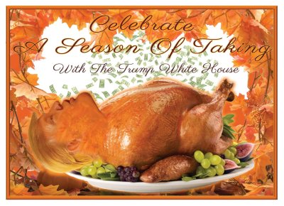 Celebrate This Season of Taking With the Trump White House!