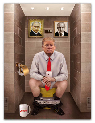 Trump Tweets In Bathroom at 3:30 AM