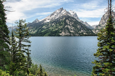 The Tetons across Jenny Lake