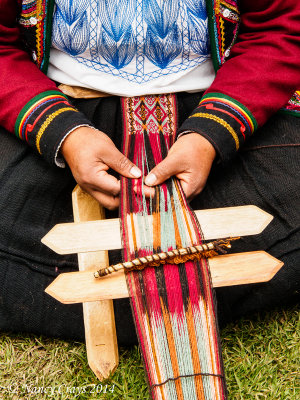 Inca Woman Weaving