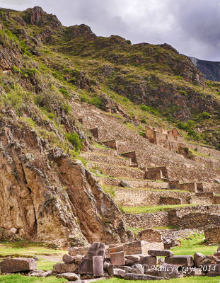 Inca Ruins in Ollantaytambo, Peru